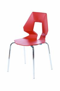 Модерен стол червен